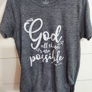 Grey xl t-shirt inspirational